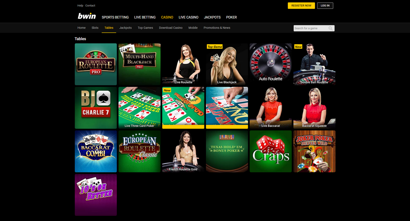 Allgemeine Informationen zum bwin Casino