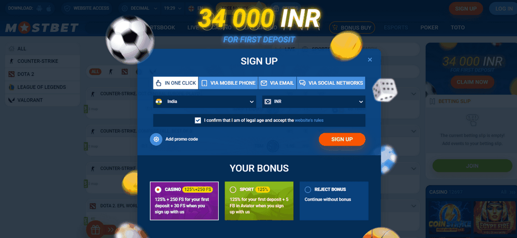 Jak obstawiać zakłady sportowe w MostBet