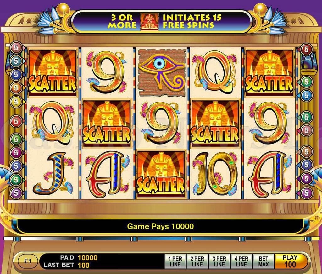 Juega a Cleopatra completamente gratis en modo de prueba con IGT