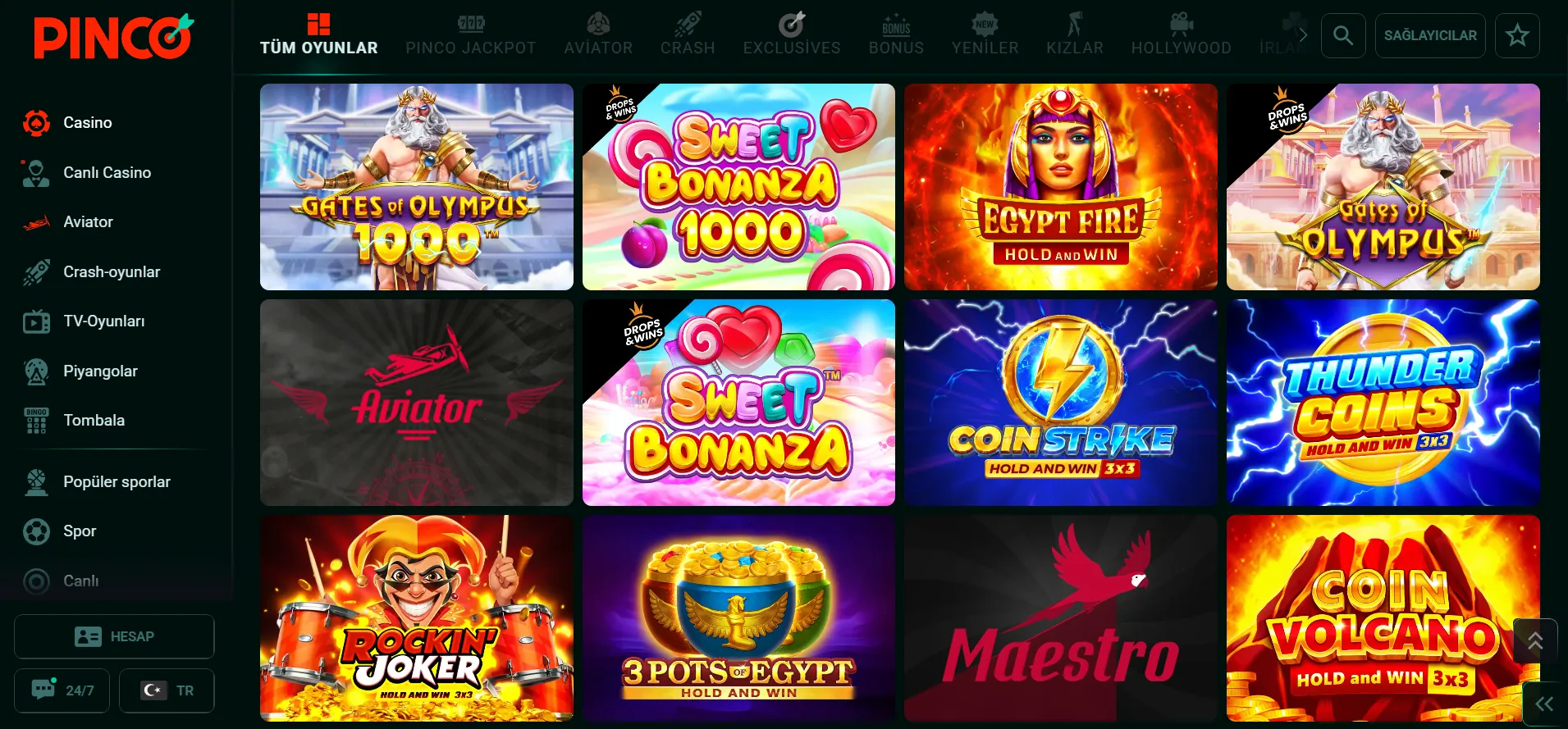 casino pinco online