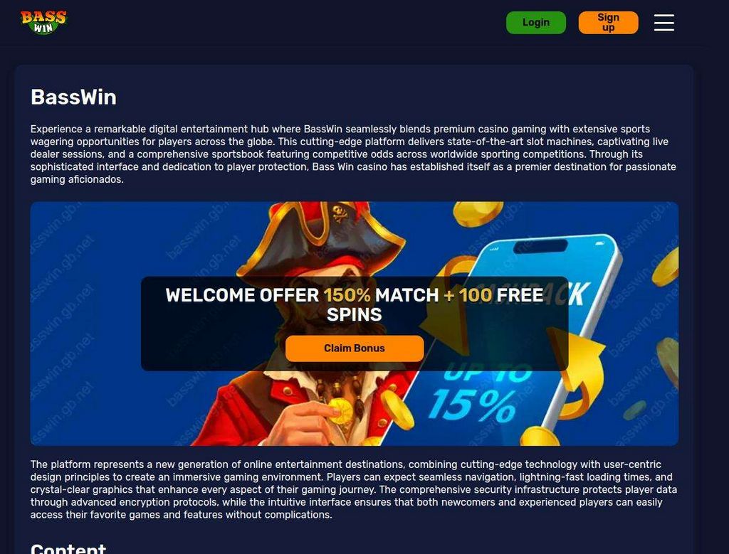 Bass Win Casino Site Testimonial - Specialist & Gamer Ratings (2026 )
